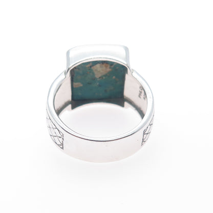 PHLD PlayHardLookDope 925 Sterling Silver Real Turquoise Ring Size 11.5