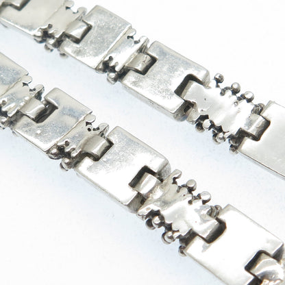 MICHAEL DAWKINS 925 Sterling Granulated Chain Necklace 16"