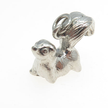 THE THOMAE CO. 925 Sterling Silver Vintage Squirrel 3D Charm Pendant