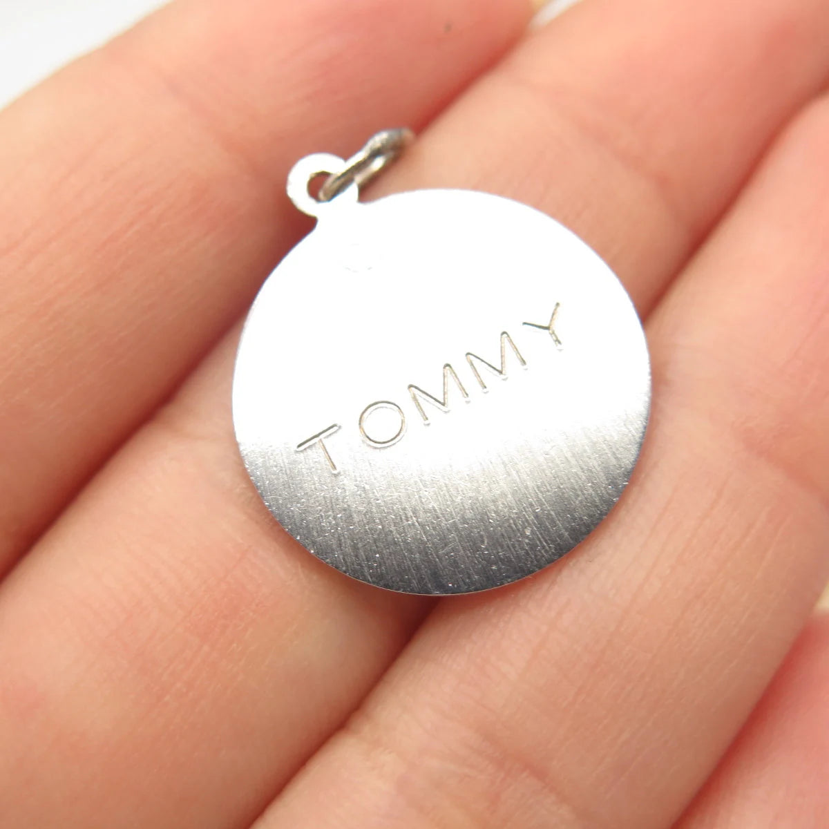 925 Sterling Silver Vintage Enamel "Happy Birthday" Charm Pendant
