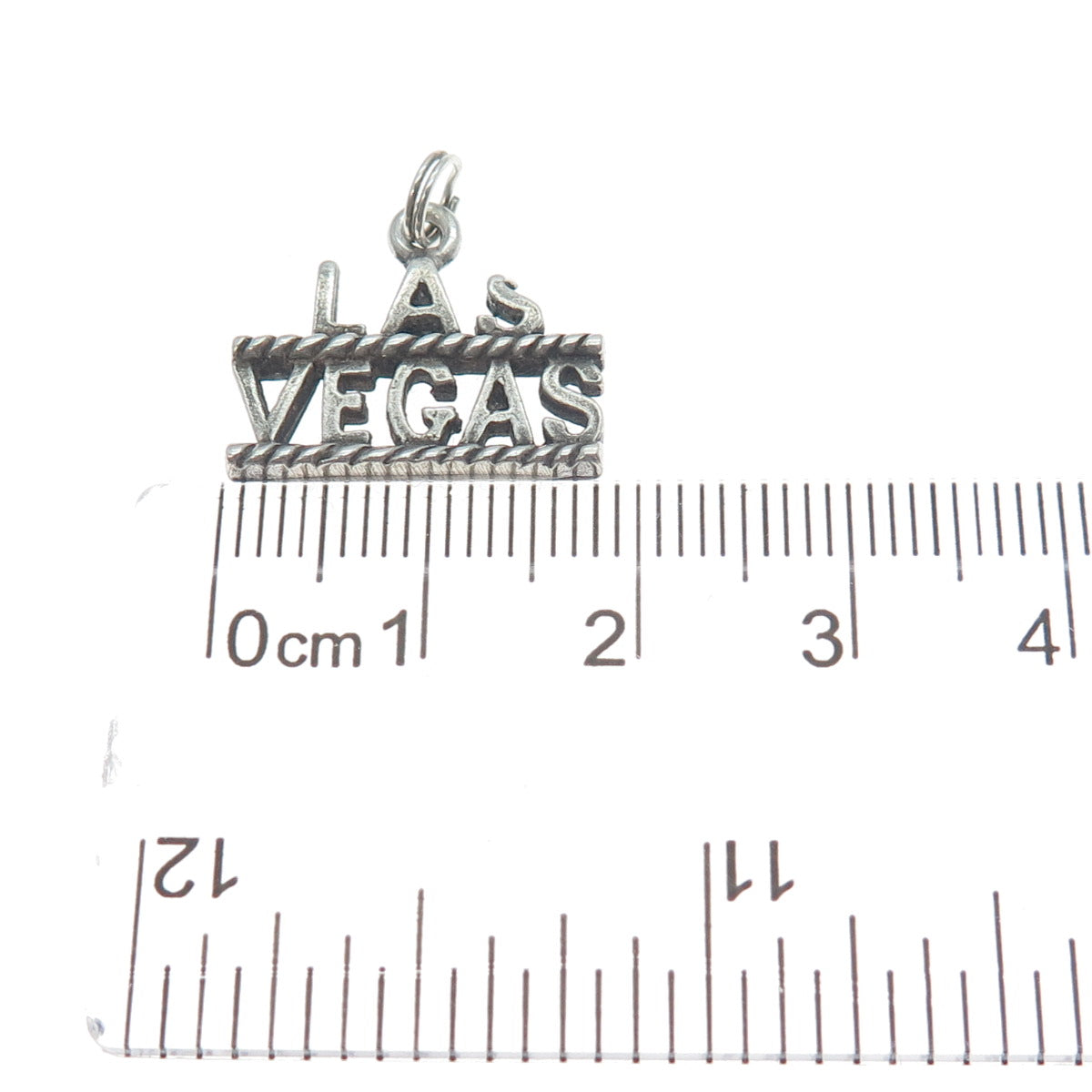 MAISELS INDIAN TRADING 925 Sterling Silver Vintage Las Vegas Oxidized Pendant