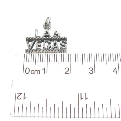 MAISELS INDIAN TRADING 925 Sterling Silver Vintage Las Vegas Oxidized Pendant