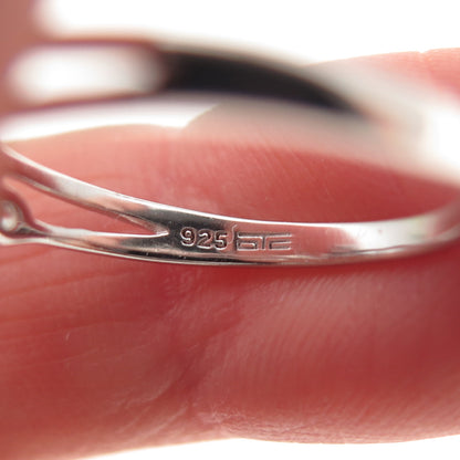 925 Sterling Silver Love Ring Size 7