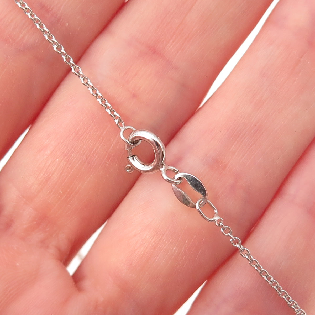 Chuck Clemency 925 Sterling Silver Real Tanzanite Cross Cable Chain Necklace 18"