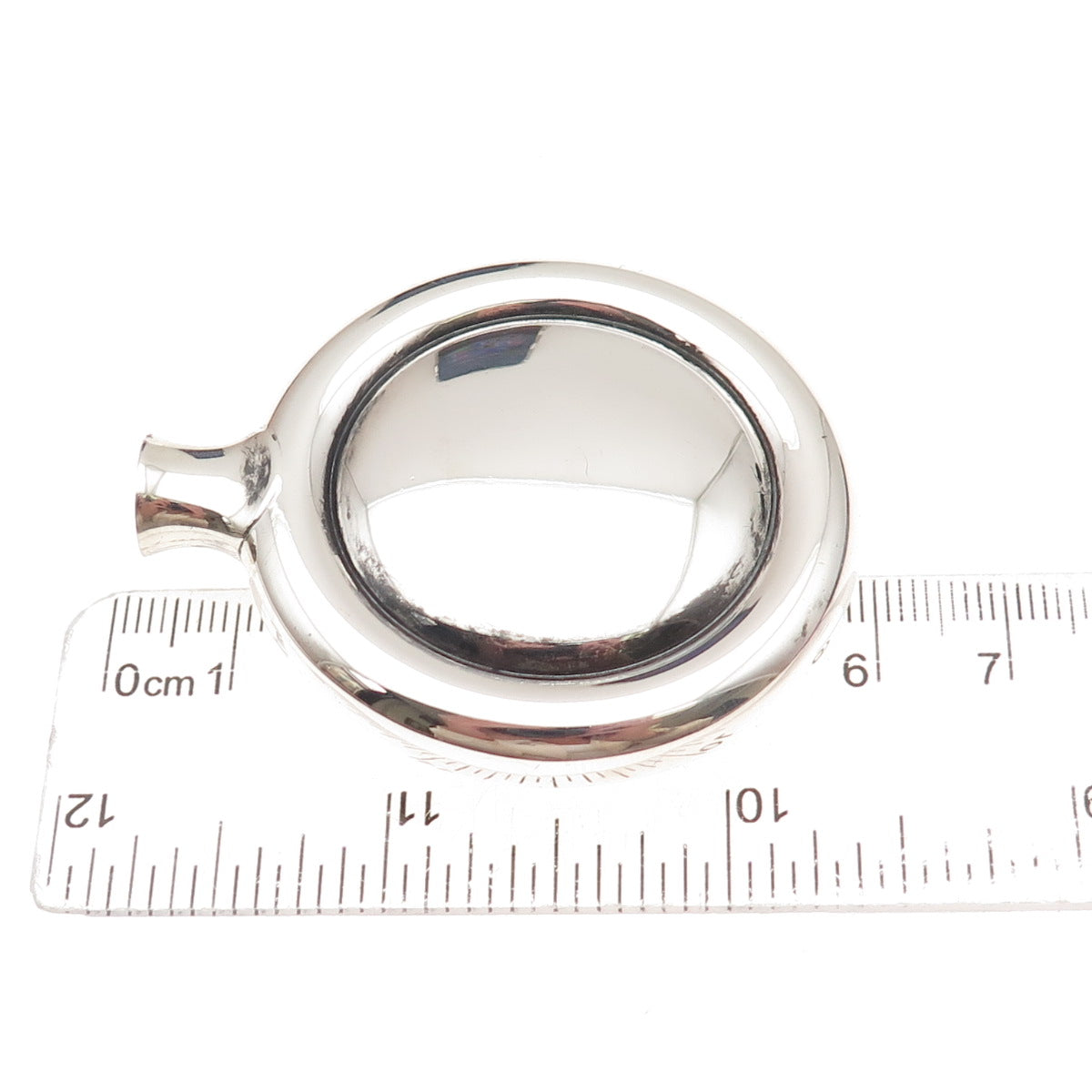 Christofle 925 Sterling Silver Vintage Flask Pin Brooch / Pendant