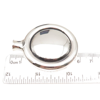Christofle 925 Sterling Silver Vintage Flask Pin Brooch / Pendant