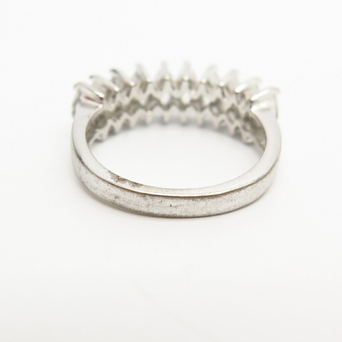 925 Sterling Silver C Z Ring Size 6