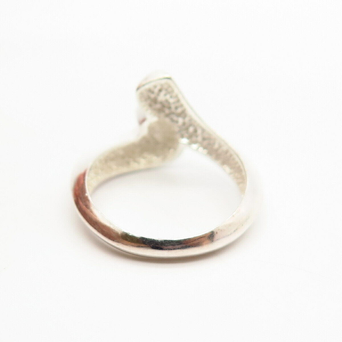 925 Sterling Silver Bypass Design Ring