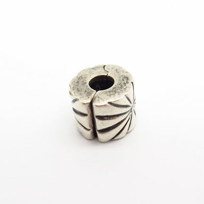 925 Sterling Silver Pandora Sun / Star Design Bead Charm