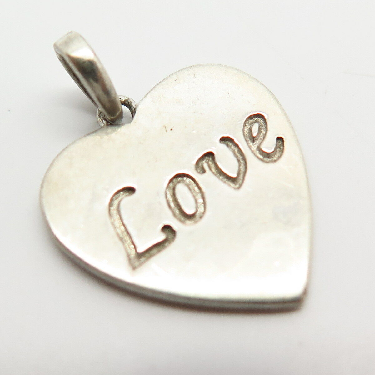 925 Sterling Silver JWBR Kay Jewelers "Love" Heart Design Pendant