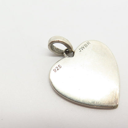 925 Sterling Silver JWBR Kay Jewelers "Love" Heart Design Pendant