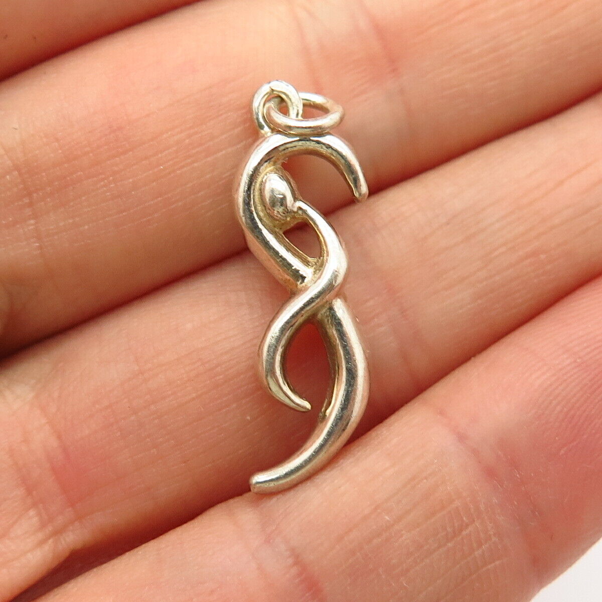 925 Sterling Silver Infinity Love Theme Design Pendant