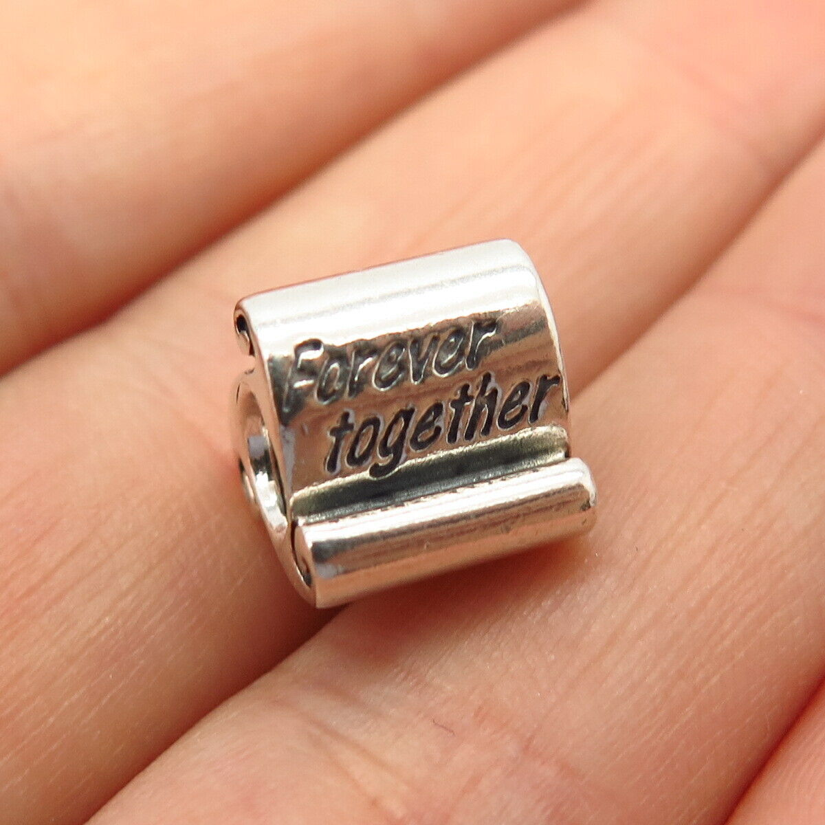 925 Sterling Silver Pandora "Forever Together"Bead Charm