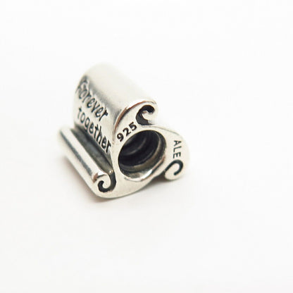 925 Sterling Silver Pandora "Forever Together"Bead Charm