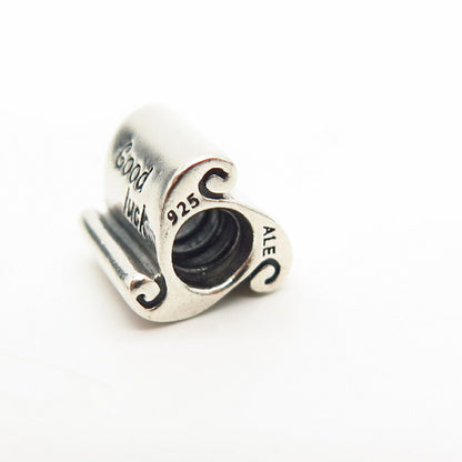 925 Sterling Silver Pandora "Good Luck" Bead Charm