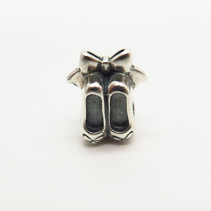 925 Sterling Silver Chamilia Ballet Pointe Shoes Bead Charm