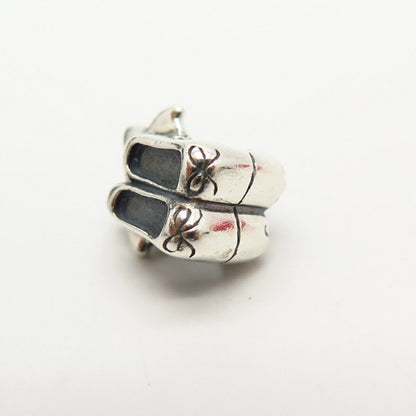 925 Sterling Silver Chamilia Ballet Pointe Shoes Bead Charm