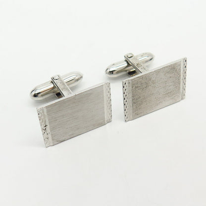 925 Sterling Silver Vintage Lamode Classic Cufflinks