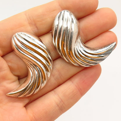 925 Sterling Silver Vintage Wings Design Earrings