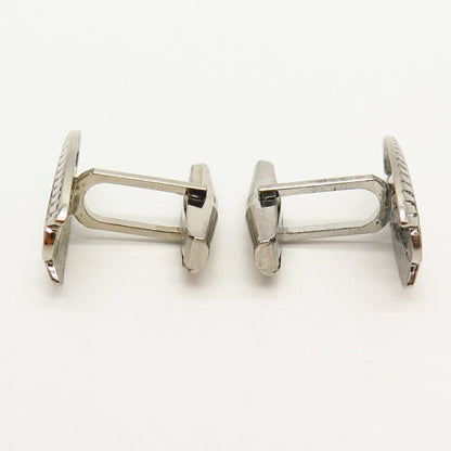 925 Sterling Silver Antique Classic Oval Cufflinks