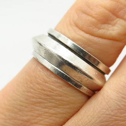 925 Sterling Silver Rotating Band Ring Size 5.5