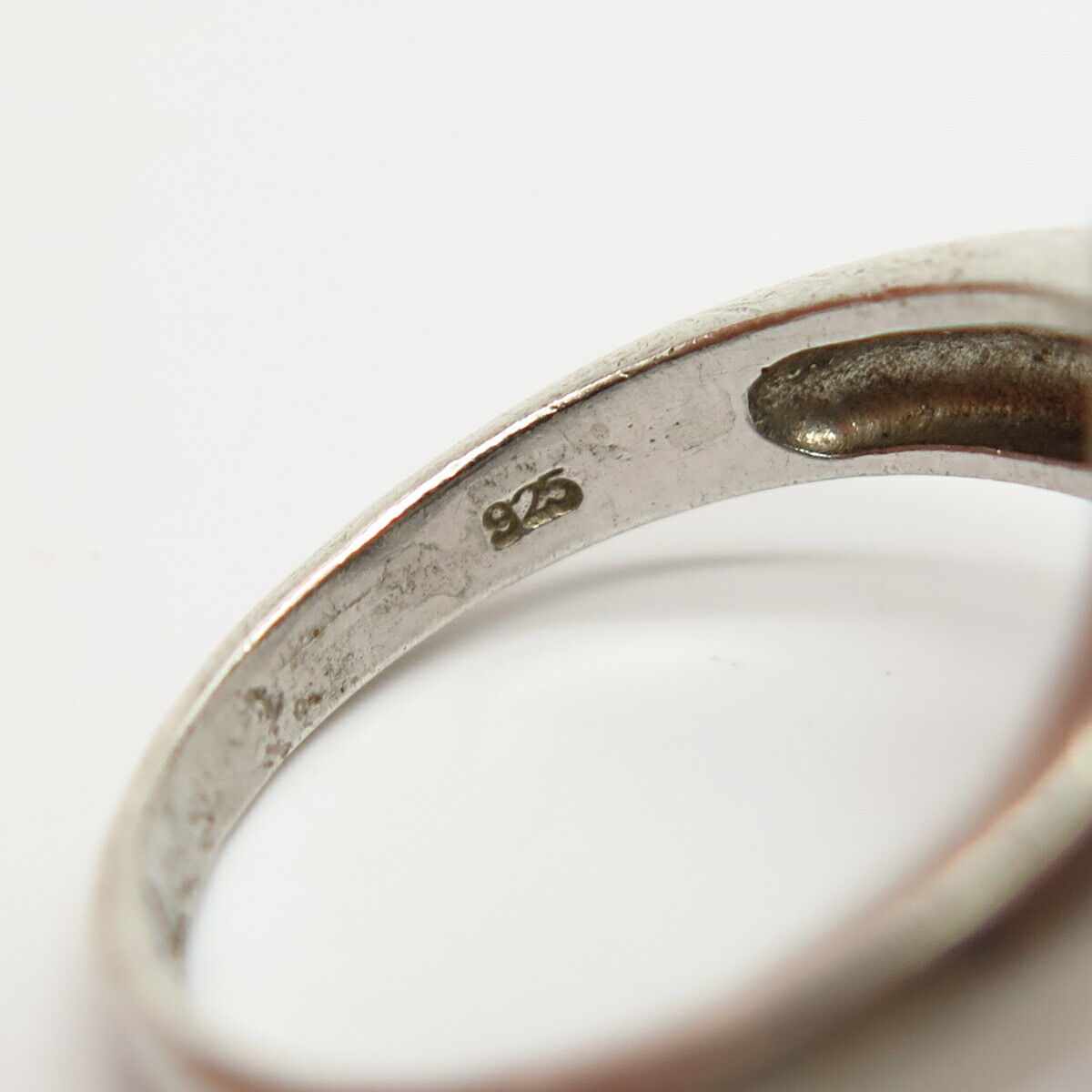 925 Sterling Silver Modernist Ring Size 6 1/4