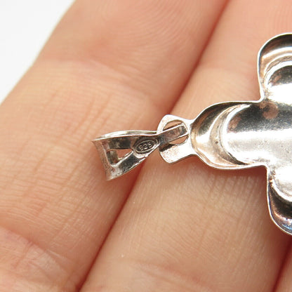 925 Sterling Silver Modernist Cross Pendant