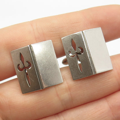 925 Sterling Silver Vintage Swank Inc. Sword Design Cufflinks