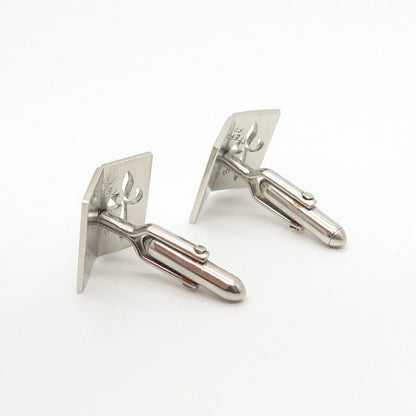 925 Sterling Silver Vintage Swank Inc. Sword Design Cufflinks