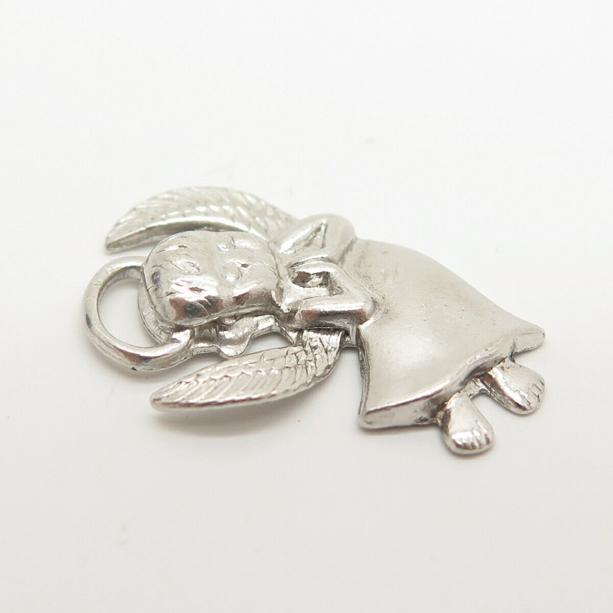 925 Sterling Silver Angel Design Slide Pendant