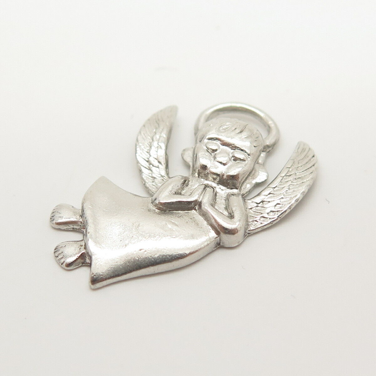 925 Sterling Silver Angel Design Slide Pendant