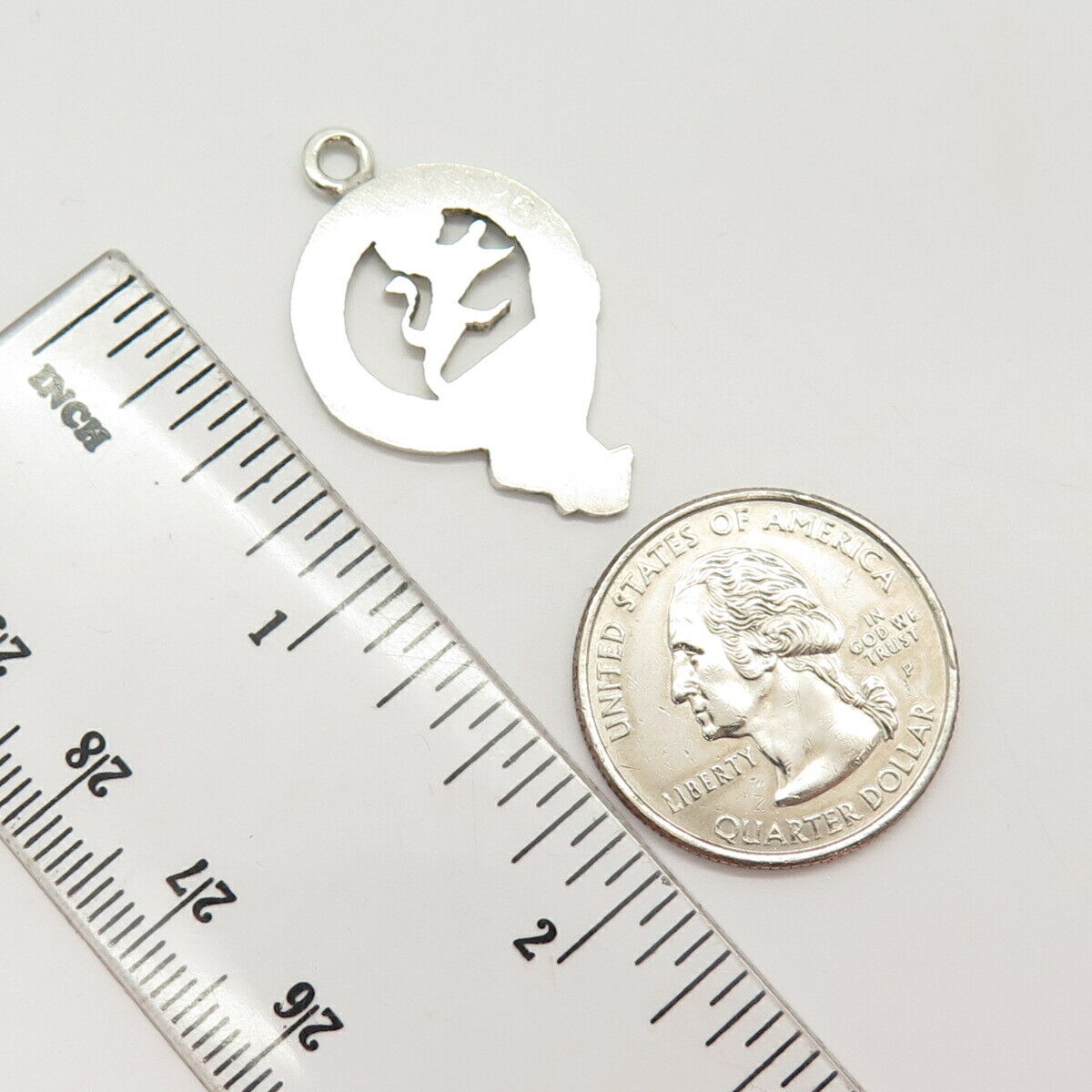 925 Sterling Silver Vintage "Kil Winning Lodge" Lion Pendant