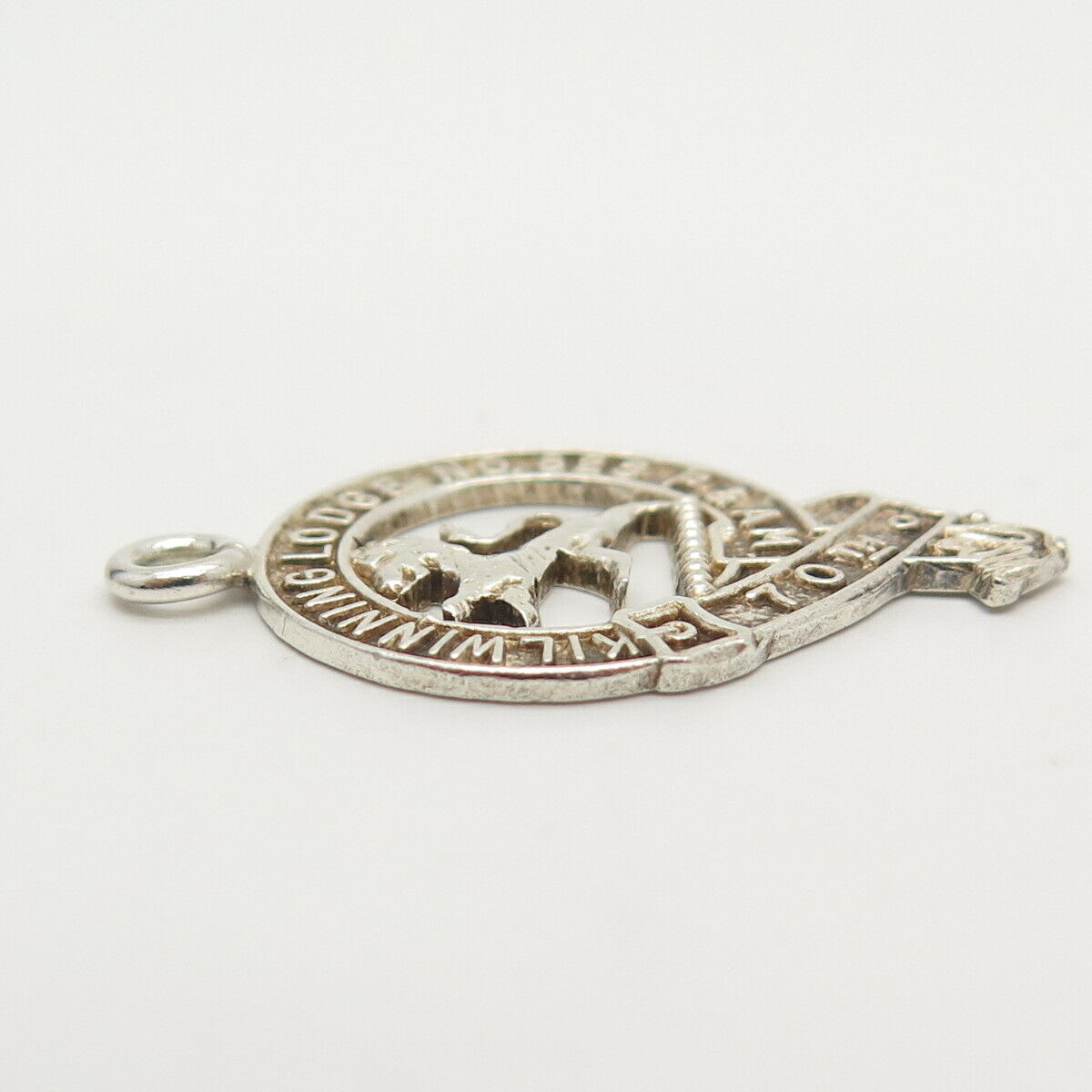 925 Sterling Silver Vintage "Kil Winning Lodge" Lion Pendant