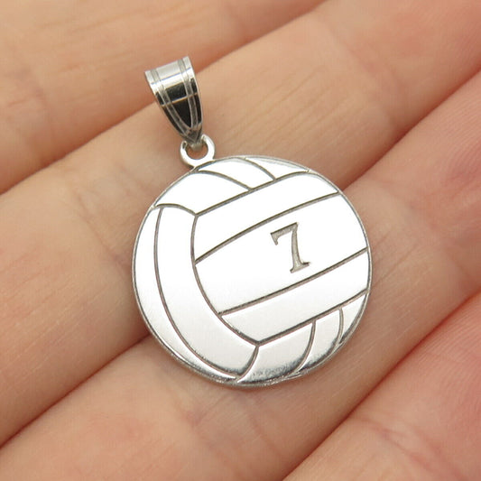 925 Sterling Silver Vintage Bridget Ball Design Pendant