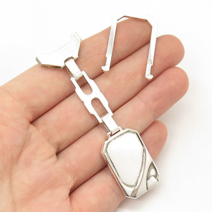 925 Sterling Silver Vintage Chain Key Ring