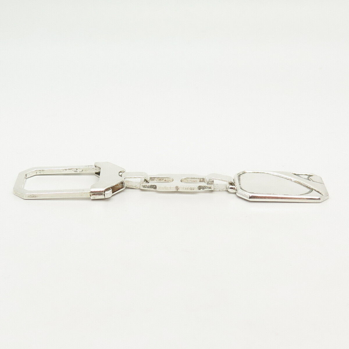 925 Sterling Silver Vintage Chain Key Ring