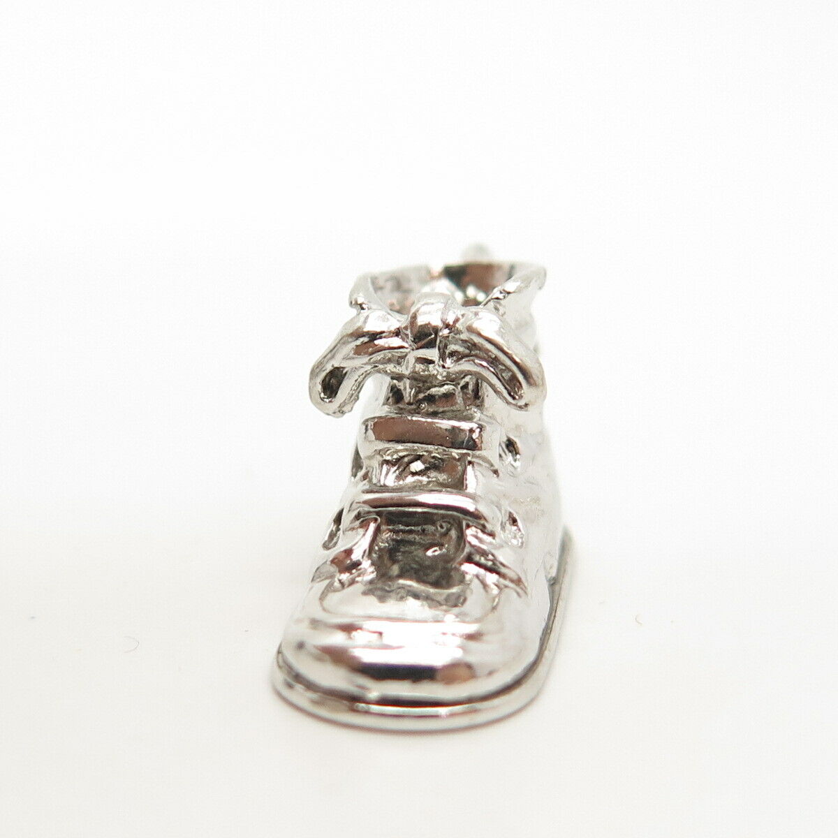 925 Sterling Silver Vintage Wells Boot Charm Pendant