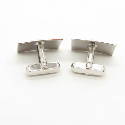 925 Sterling Silver Vintage Etched Cufflinks