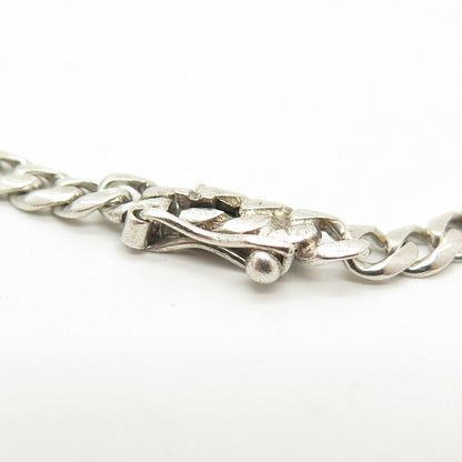 925 Sterling Silver Cuban Link Bracelet 5 3/4"