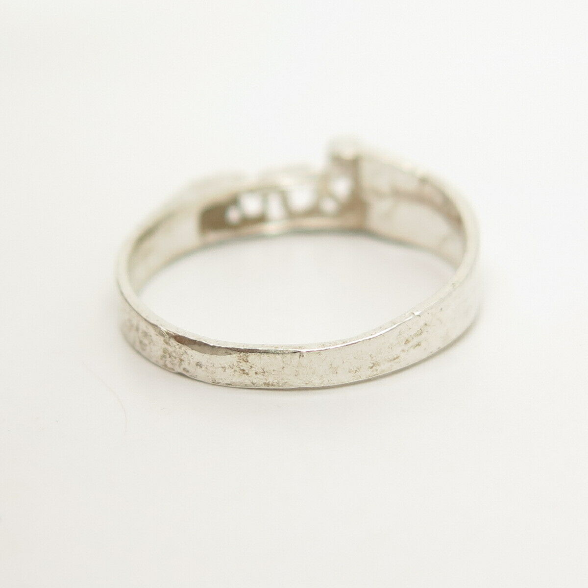 800 Silver Vintage "Love" Ring Size 7