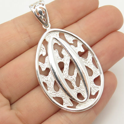 925 Sterling Silver Letter "O" Initial Design Pendant