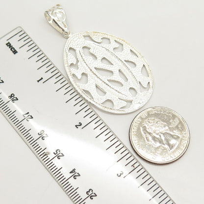 925 Sterling Silver Letter "O" Initial Design Pendant