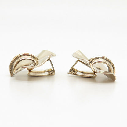 925 Sterling Silver Gold Plated Antique Circle Cufflinks