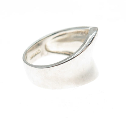 CHAPAL ZENRAY 925 Sterling Silver Vintage Modernist Ring Size 7.25
