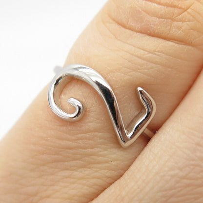 925 Sterling Silver "Number 2 / Lucky Number" Ring Size 5