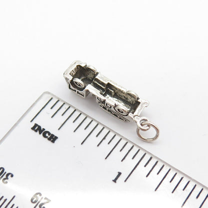 925 Sterling Silver Vintage Truck / Lorry Charm Pendant