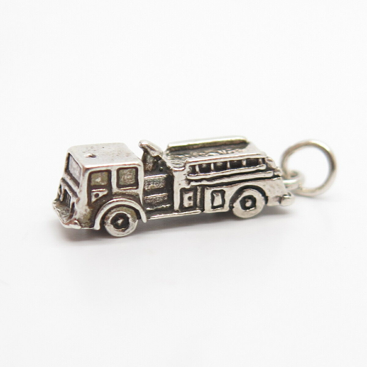 925 Sterling Silver Vintage Truck / Lorry Charm Pendant