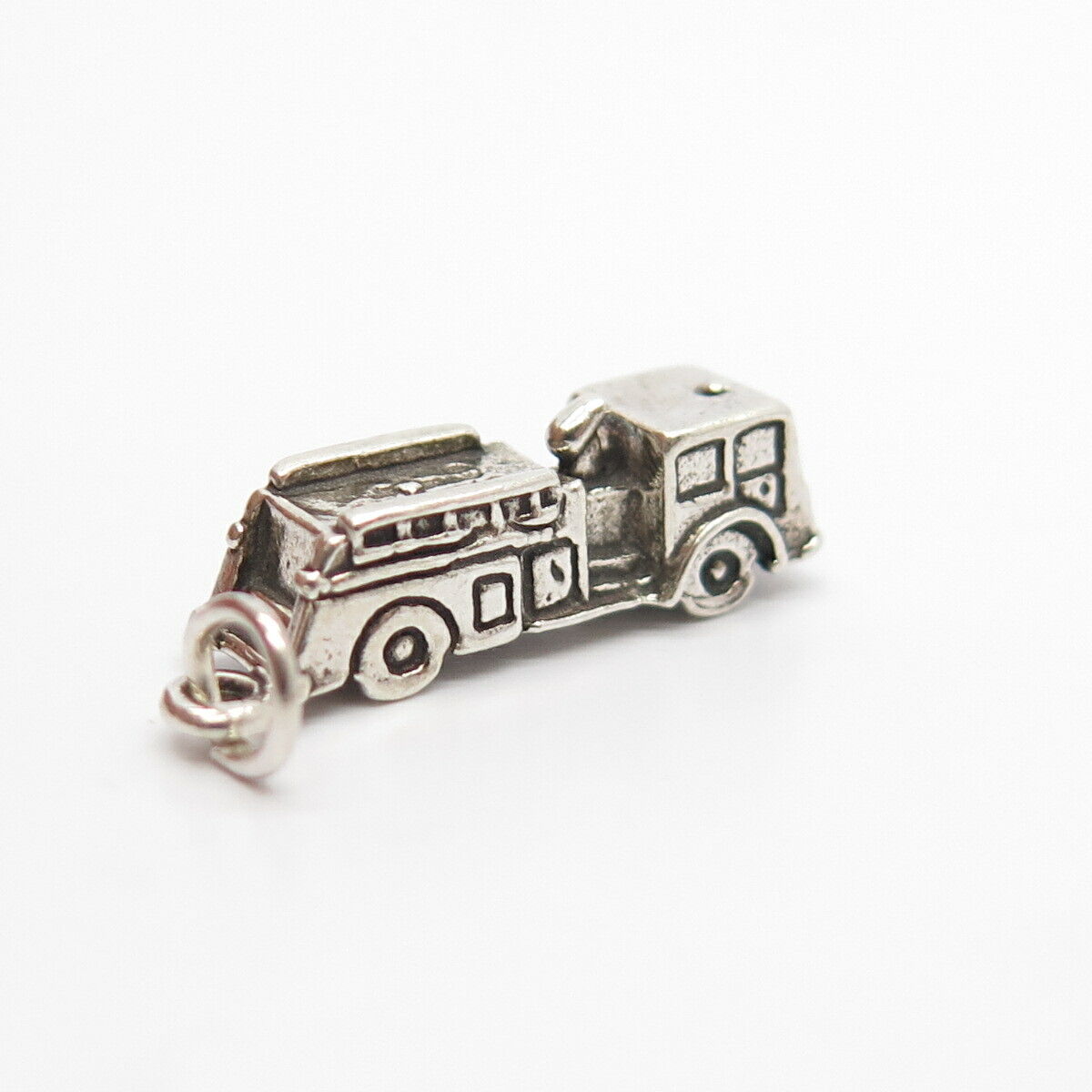 925 Sterling Silver Vintage Truck / Lorry Charm Pendant