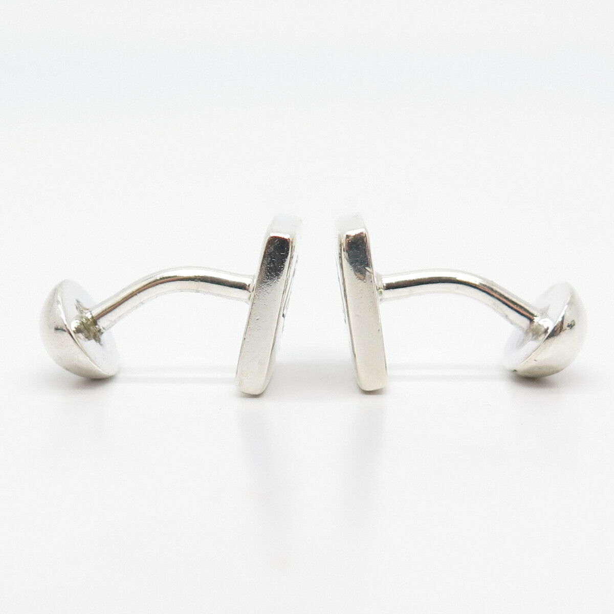 925 Sterling Silver Vintage Ringware Man in Hat Cufflinks