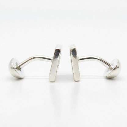 925 Sterling Silver Vintage Ringware Man in Hat Cufflinks